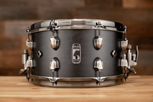 MAPEX BLACK PANTHER HYDRO 13 X 7 MAPLE SNARE DRUM, FLAT BLACK TRANSPARENT LACQUER (EX-DISPLAY DRUM)