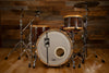 MAPEX BLACK PANTHER RETROSONIC PURE WALNUT DRUM KIT WITH YAMAHA WOOD HOOPS (PRE-LOVED)