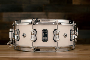 MAPEX BLACK PANTHER VENOM 14 X 5.5 MAPLE SNARE DRUM, ARCTIC WHITE SOLID LACQUER (EX-DISPLAY)