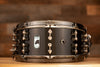 MAPEX BLACK PANTHER DESIGN LAB 14 X 6 MAXIMUS MAHOGANY JEFF HAMILTON SIGNATURE SNARE DRUM, GLOSS BLACK