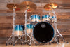 MAPEX SATURN CLASSIC 6 PIECE 3 UP / 2 DOWN DRUM KIT, AQUA FADE