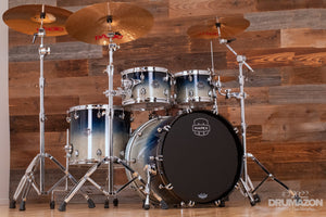 MAPEX SATURN CLASSIC 4 PIECE DRUM KIT, TEAL BLUE FADE