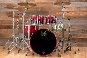 MAPEX SATURN CLASSIC 4 PIECE DRUM KIT, SCARLET FADE