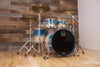 MAPEX SATURN CLASSIC 4 PIECE DRUM KIT, AQUA FADE