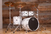 MAPEX SATURN CLASSIC 4 PIECE DRUM KIT, SATIN WHITE