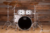 MAPEX SATURN CLASSIC 4 PIECE DRUM KIT, SATIN WHITE