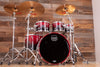 MAPEX SATURN CLASSIC 5 PIECE DRUM KIT 3 UP / 1 DOWN, SCARLET FADE