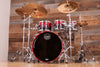 MAPEX SATURN CLASSIC 5 PIECE DRUM KIT 3 UP / 1 DOWN, SCARLET FADE