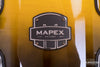 MAPEX SATURN CLASSIC 5 PIECE DRUM KIT 3 UP / 1 DOWN, SULPHUR FADE