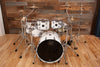 MAPEX SATURN CLASSIC 5 PIECE DRUM KIT, SATIN WHITE