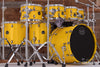 MAPEX SATURN EVOLUTION MAPLE / WALNUT 7 PIECE DRUM KIT, TUSCAN YELLOW, SPECIAL ORDER SIZES