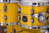 MAPEX SATURN EVOLUTION MAPLE / WALNUT 7 PIECE DRUM KIT, TUSCAN YELLOW, SPECIAL ORDER SIZES