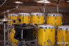 MAPEX SATURN EVOLUTION MAPLE / WALNUT 7 PIECE DRUM KIT, TUSCAN YELLOW, SPECIAL ORDER SIZES