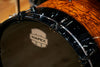 MAPEX SATURN IV EXOTIC 4 PIECE DRUM KIT, TRANSPARENT ASH BURL BURST (PRE-LOVED)