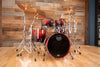 MAPEX SATURN V EXOTIC 4 PIECE DRUM KIT, CHERRY MIST MAPLE BURL, SPECIAL ORDER CONFIGURATION