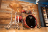 MAPEX SATURN V EXOTIC 4 PIECE DRUM KIT, CHERRY MIST MAPLE BURL, SPECIAL ORDER CONFIGURATION