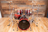 MAPEX SATURN V EXOTIC 4 PIECE DRUM KIT, CHERRY MIST MAPLE BURL, SPECIAL ORDER CONFIGURATION