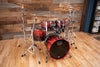 MAPEX SATURN V EXOTIC 4 PIECE DRUM KIT, CHERRY MIST MAPLE BURL, SPECIAL ORDER CONFIGURATION