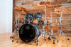 MAPEX SATURN V EXOTIC 5 PIECE DRUM KIT, DEEP WATER MAPLE BURL, SPECIAL ORDER CONFIGURATION