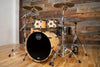 MAPEX SATURN V EXOTIC SOUND WAVE TWIN 5 PIECE DRUM KIT, NATURAL MAPLE BURL