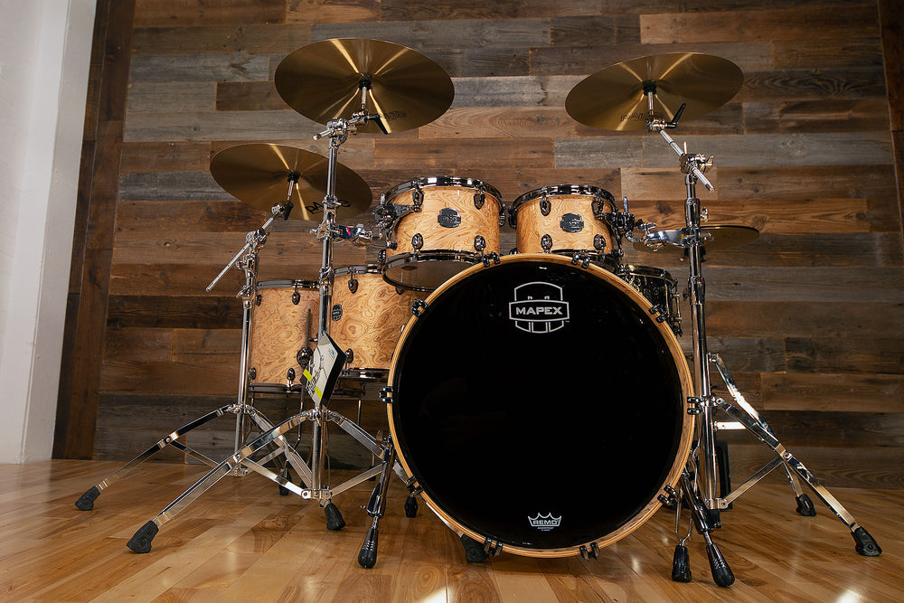 DISC Mapex Saturn V Exotic 22'' Sub Wave Shell Pack, Amber Maple