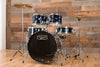 MAPEX TORNADO 3 ROCK / FUSION 5 PIECE DRUM KIT, ROYAL BLUE WITH HARDWARE, CYMBALS AND STOOL