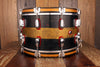 MASSHOFF 14 X 8 DUCO KING SNARE DRUM, SOLID DIECAST STEEL SNARE DRUM WITH WOOD HOOPS, HAND PAINTED, DRUMAZON EXCLUSIVE!