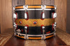 MASSHOFF 14 X 8 DUCO KING SNARE DRUM, SOLID DIECAST STEEL SNARE DRUM WITH WOOD HOOPS, HAND PAINTED, DRUMAZON EXCLUSIVE!