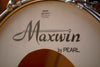 MAXWIN BY PEARL 4 PIECE DRUM KIT WITH HARDWARE, BLACK LEATHER (PRE-LOVED)