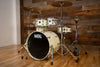 NATAL ORIGINALS BIRCH 4 PIECE DRUM KIT, WHITE METALLIC