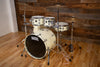 NATAL ORIGINALS BIRCH 4 PIECE DRUM KIT, WHITE METALLIC