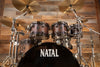 NATAL ORIGINALS WALNUT CUSTOM ORDER 6 PIECE DRUM KIT, VINTAGE BURST