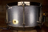 NOBLE & COOLEY 13 X 7 SS CLASSIC MAPLE SNARE DRUM, HEMATITE SPARKLE, DIE-CAST HOOPS