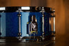 NOBLE & COOLEY ALLOY CLASSIC 14 X 6 SNARE DRUM, SPECIALLY ORDERED CAIRO BLUE HOLO SPARKLE LACQUER