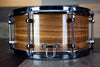 NOBLE & COOLEY 14 X 6.5 WALNUT PLY SNARE DRUM, NATURAL GLOSS WITH BLACK CHROME HARDWARE (PRE-LOVED)