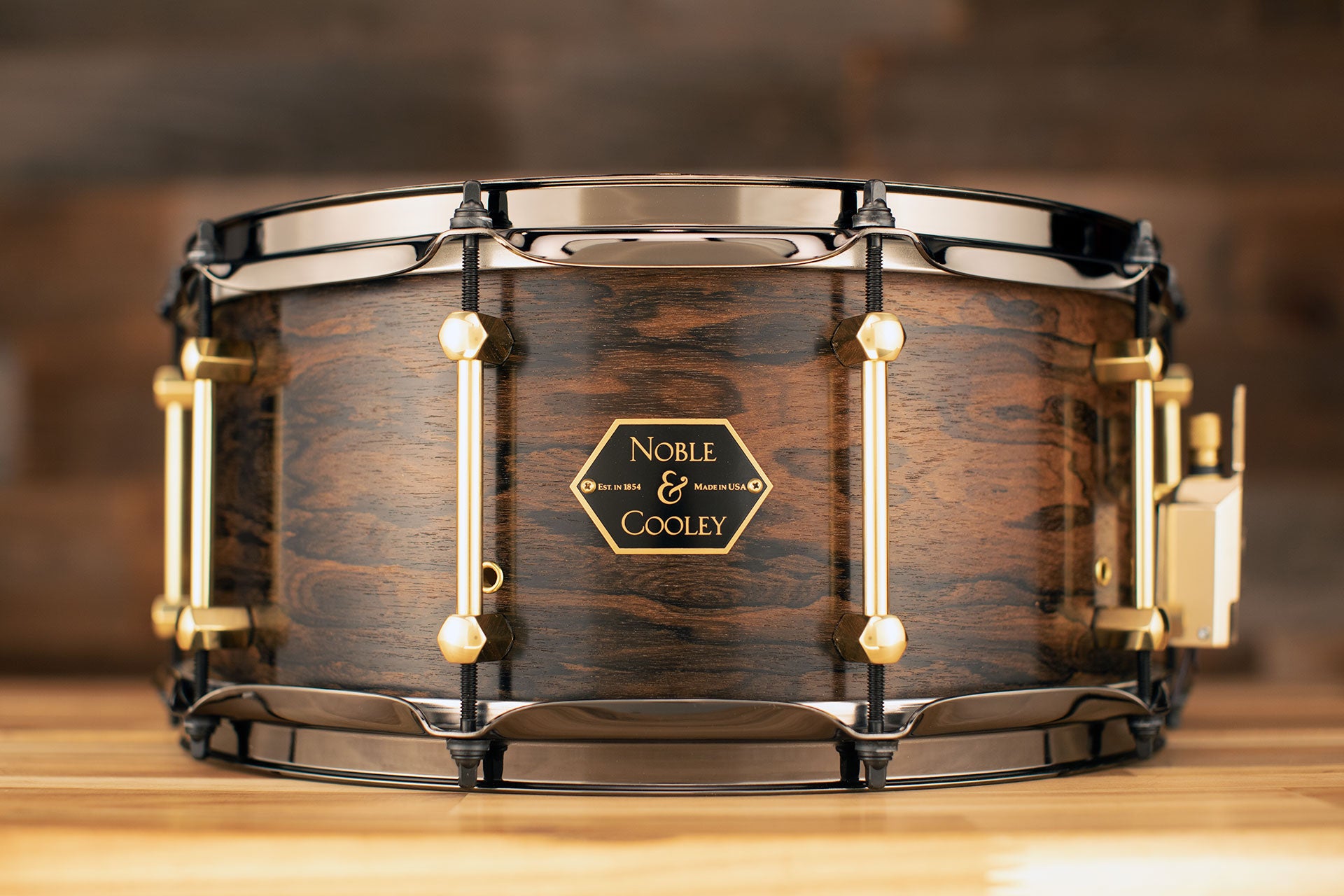 NOBLE & COOLEY 14 X 6.5 ZIRICOTE / CHESTNUT LIMITED EDITION SNARE 