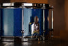 NOBLE & COOLEY 14 X 7 SS CLASSIC TULIP SOLID SHELL SNARE DRUM, CAIRO BLUE HOLO SPARKLE LACQUER