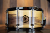 NOBLE & COOLEY SS CLASSIC WALNUT 14 X 7 SOLID SHELL SNARE DRUM, NATURAL GLOSS, BLACK CHROME FITTINGS