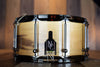 NOBLE & COOLEY SS CLASSIC WALNUT 14 X 7 SOLID SHELL SNARE DRUM, NATURAL GLOSS, BLACK CHROME FITTINGS