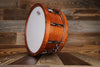 NOBLE & COOLEY 14 X 6.5 CD MAPLE SNARE DRUM, HONEY MAPLE GLOSS WITH WOOD HOOPS