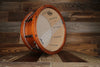 NOBLE & COOLEY 14 X 6.5 CD MAPLE SNARE DRUM, HONEY MAPLE GLOSS WITH WOOD HOOPS