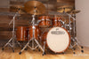 NOBLE & COOLEY CD MAPLE 5 PIECE DRUM KIT, HONEY MAPLE LACQUER WITH WOOD HOOPS