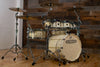 NOBLE & COOLEY CD MAPLE 'STAR INSPIRED' CUSTOM 5 PIECE DRUM KIT, WHITE LACQUER