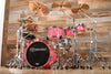 NOBLE & COOLEY CD MAPLE 6 PIECE DRUM KIT, HOT PINK SPARKLE LACQUER