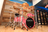 NOBLE & COOLEY CD MAPLE 6 PIECE DRUM KIT, HOT PINK SPARKLE LACQUER