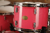 NOBLE & COOLEY CD MAPLE 6 PIECE DRUM KIT, HOT PINK SPARKLE LACQUER