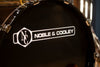 NOBLE & COOLEY HORIZON 5 PIECE CUSTOM SPEC 5 PIECE DRUM KIT, PIANO BLACK LACQUER, LONG BRASS LUGS (PRE-LOVED)