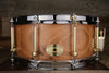 NOBLE & COOLEY 14 X 6 SS CLASSIC SOLID MAPLE SHELL SNARE DRUM, BURNT ALE MATTE