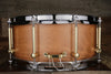 NOBLE & COOLEY 14 X 6 SS CLASSIC SOLID MAPLE SHELL SNARE DRUM, BURNT ALE MATTE