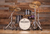 NOBLE & COOLEY UNION SERIES 3 PIECE BOP DRUM KIT, TULIPWOOD, BLACK WASH GLOSS, BRASS AND BLACK FITTINGS